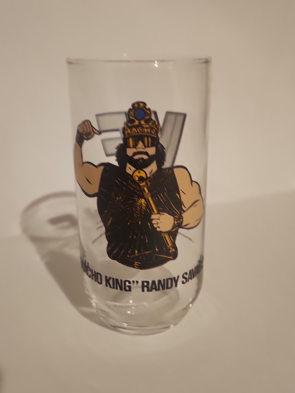 Randy Savage WWF Vintage Glass